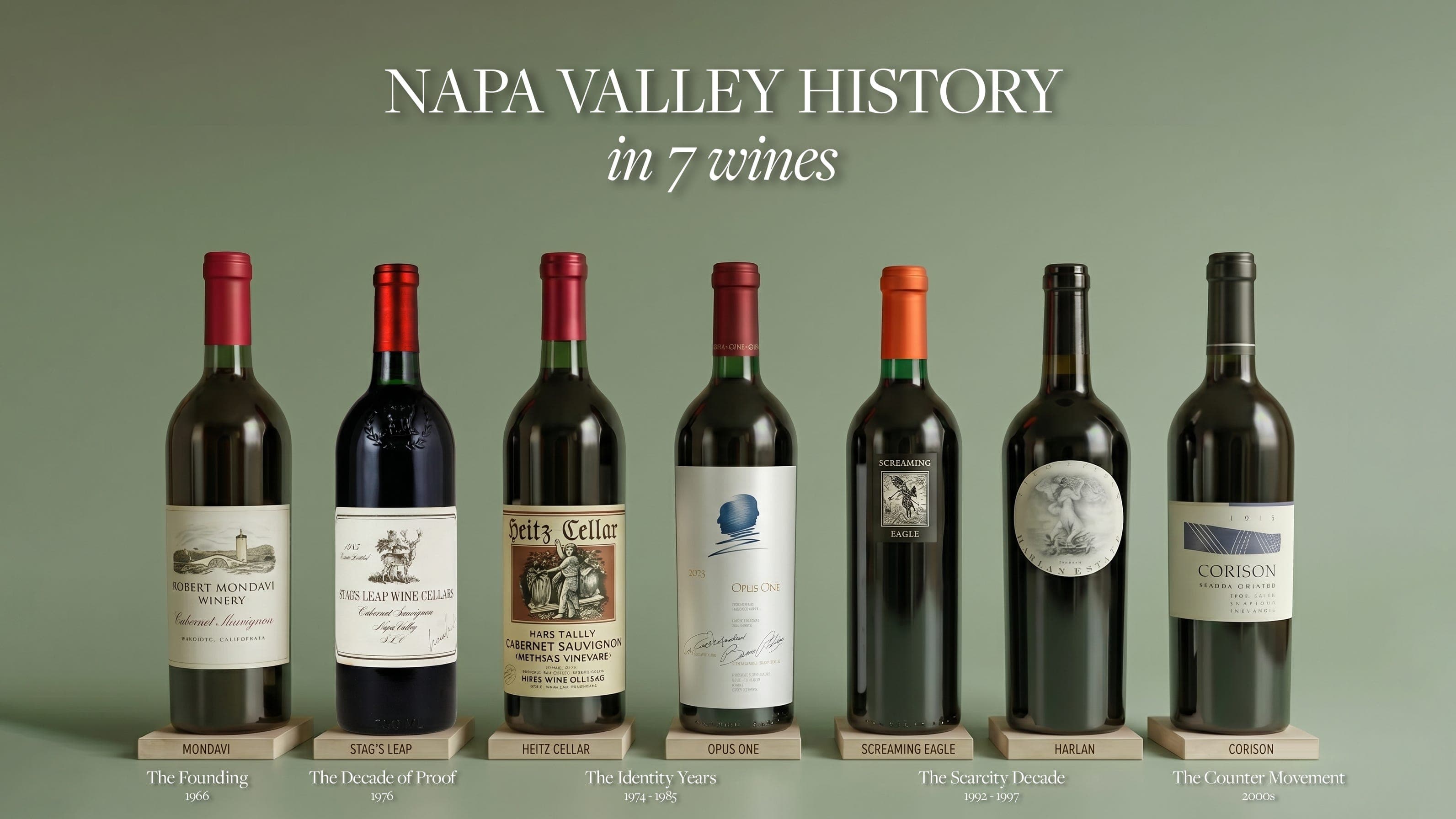 Napa Valley's History in 7 Wines: From Mondavi to the Lost Vintage